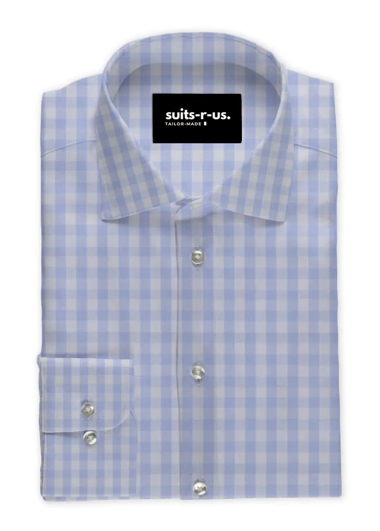 Sky Blue Check Shirt
