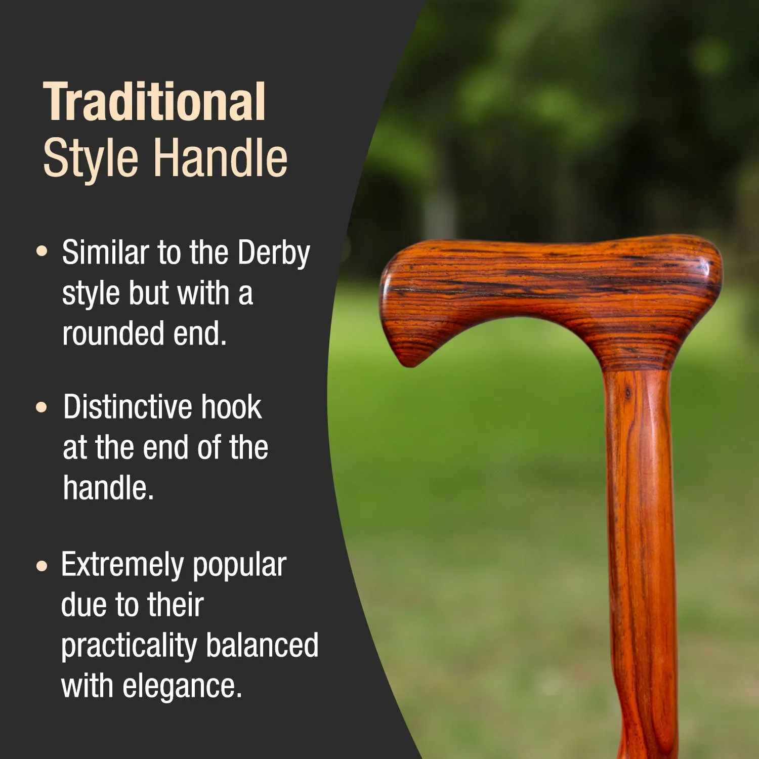 Twisted Cocobolo Traditional Handcrafted Walking Cane 37"