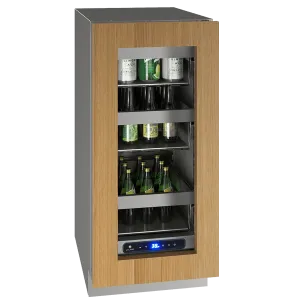 U-Line HRE515 15" Refrigerator Reversible Hinge Integrated/Stainless