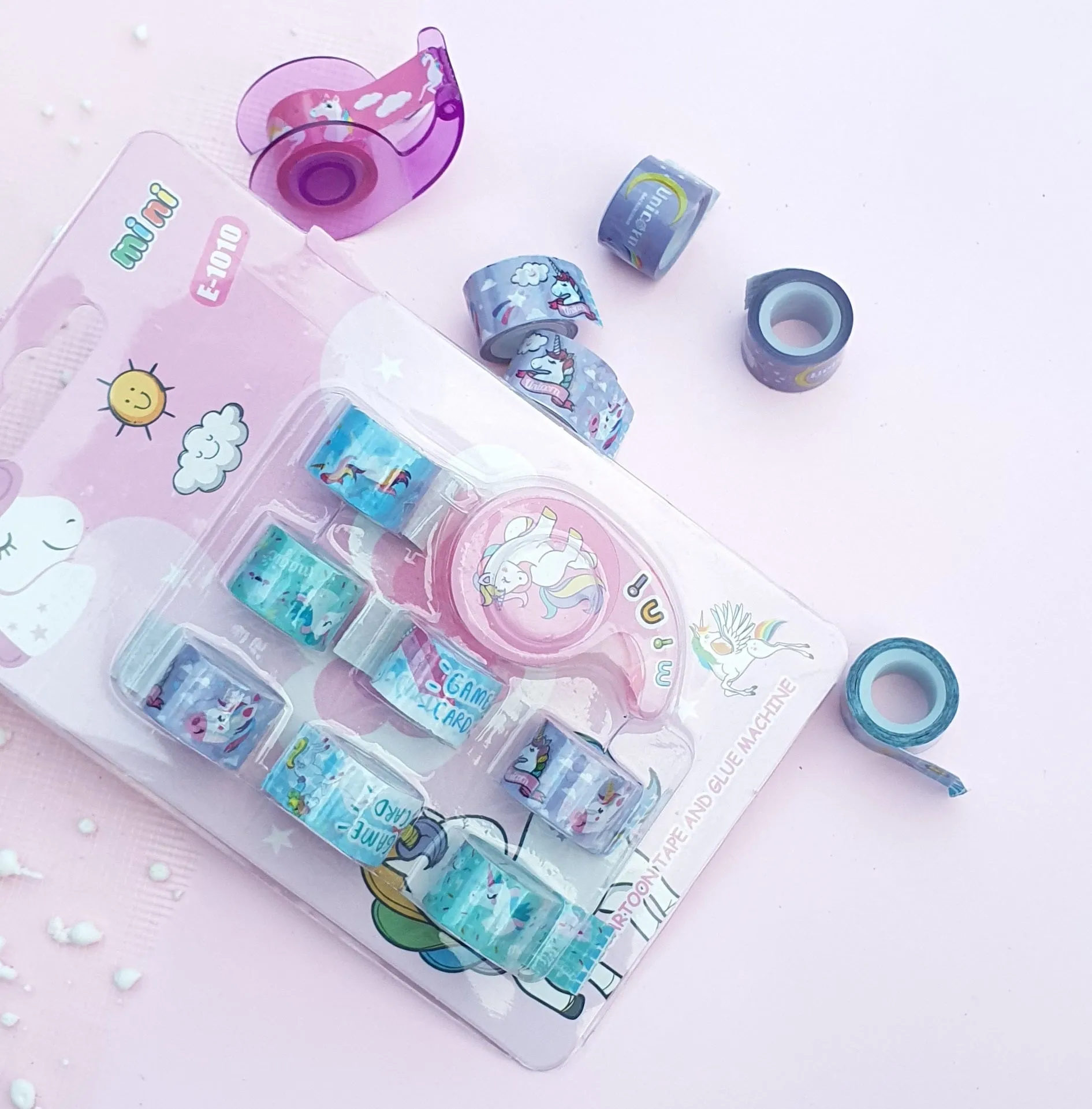 Unicorn Mini Tapes with Dispenser