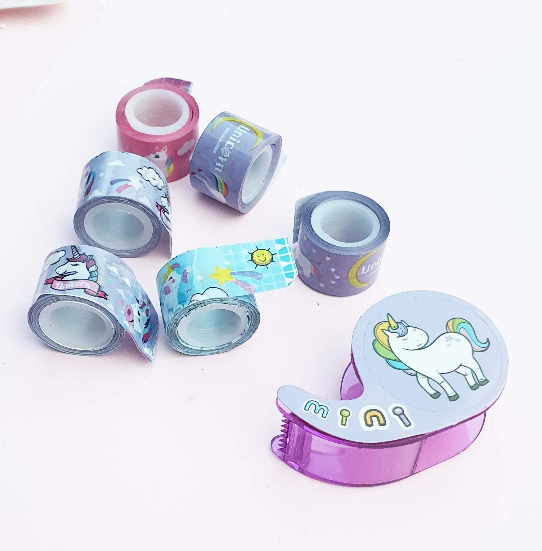 Unicorn Mini Tapes with Dispenser