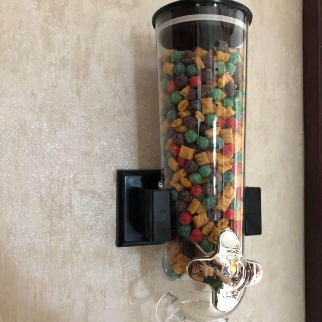 Wall-Mounted Transparent Cereal Dispenser